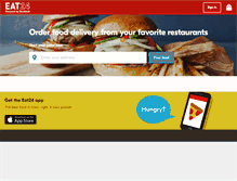 Tablet Screenshot of eat24.com